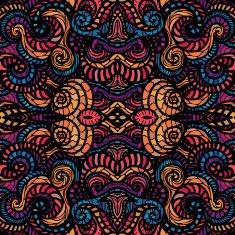 Hand drawn seamless pattern N84
