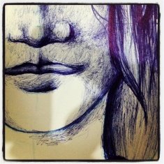 Drawing of A Woman Face N2