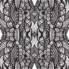 Hand drawn seamless pattern N86