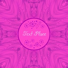 Violet ornamental lace banner beautiful background