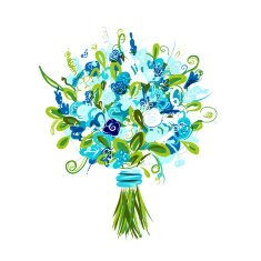 Floral bouquet for your design N11