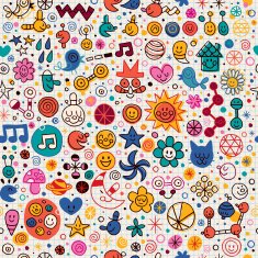 Fun doodle pattern free image download