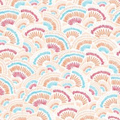 Doodle Rays Seamless Pattern Background