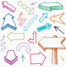 Doodle arrows N22