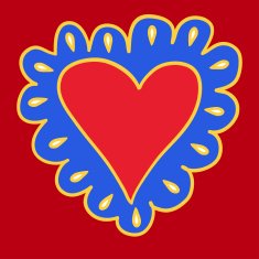 hand-drawing heartfor valentines day or wedding greeting card