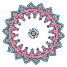 bright colored hand-drawing ornamental abstract vector background N5