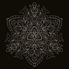 hand-drawing ornamental abstract background N7