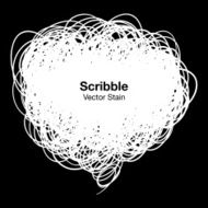 Scribble white bubble N3