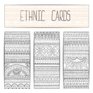 Tribal texture Series of image Template frame design for card N7