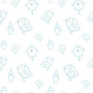 pattern with birds N15
