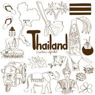 Collection of Thailand icons