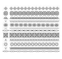 Vector lines border divides set N15