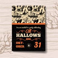 halloween invitation N10