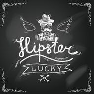 Sketch hipster background