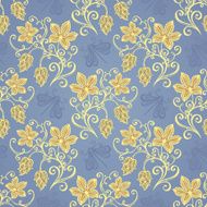 Seamless Floral Pattern (Vector) N86