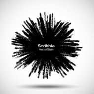 Scribble stain Hand drawn in pencil N5