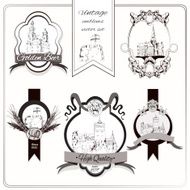 Old city emblems