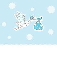 Baby announcement card N27