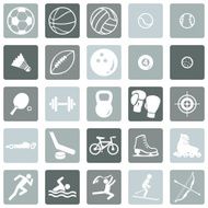 Vector Set of Sport Icons N8