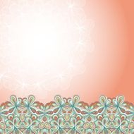 border with abstract hand-drawn pattern N35