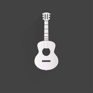 Guitar icon Music background N6