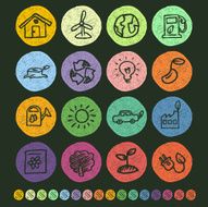Doodle Ecology Icon N2
