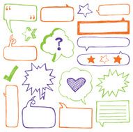 Speech Bubble Set N13