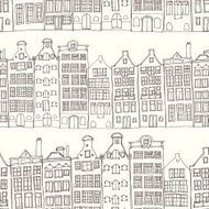 Seamless amsterdam holland background N15