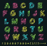 3D HAND-DRAWN FONT