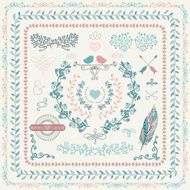 Hand-Drawn Seamless Borders and Design Elements N16