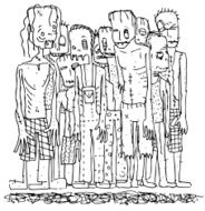Crowd of zombie