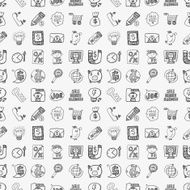 doodle business seamless N40