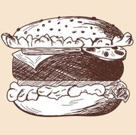 Hamburger Sketch N2