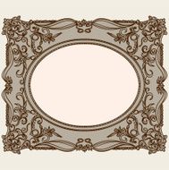 Retro style Ornate frame