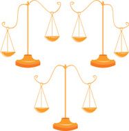 Tipped and Balanced Scales
