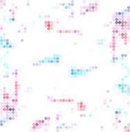 abstract colorful polka dots pattern with white background