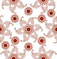 henna seamless pattern N2