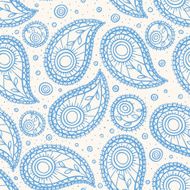 blue paisley