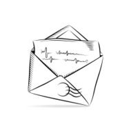 Mail icon sketch