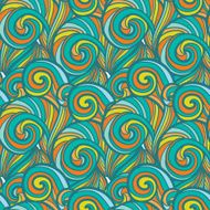 Color hand drawn pattern N2