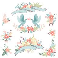 Collection with vector design elements