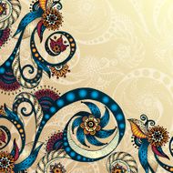 Vector abstract floral decorative background N19