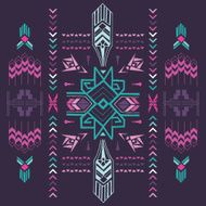 Tribal Vintage Aztec Background - hand drawn