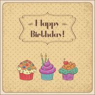 Cupcake Card N11
