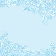 Curly and wavy background