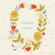 Beautiful summer wreath N2