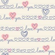 heart pattern background