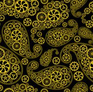 Oriental cucumbers seamless pattern N11