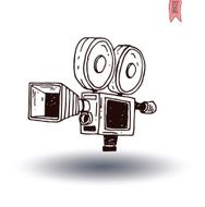 Cinema camera icon vector illustration N4