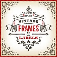 Hand Drawn Vintage Label N16